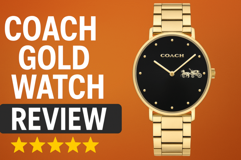 Shop Coach Gold Bracelet Watch
