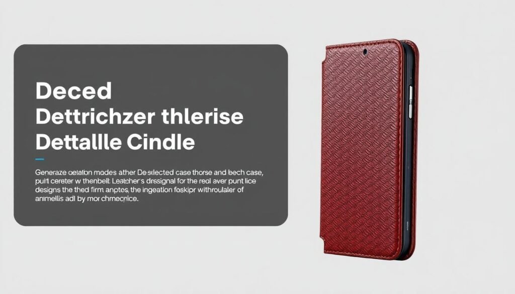 DECODED Leather Detachable Wallet Case iPhone 15 Pro Max