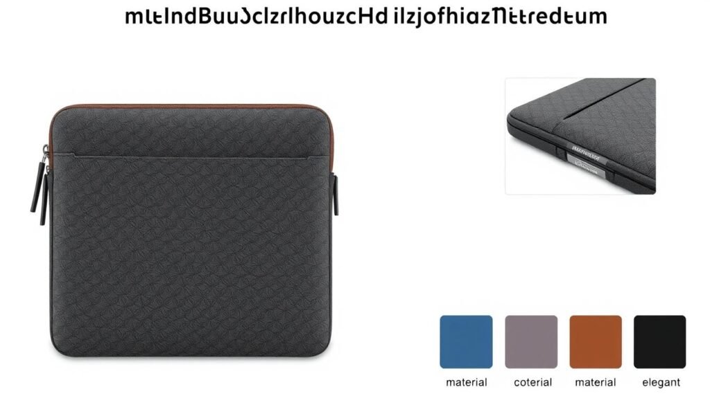 slim leather laptop sleeve