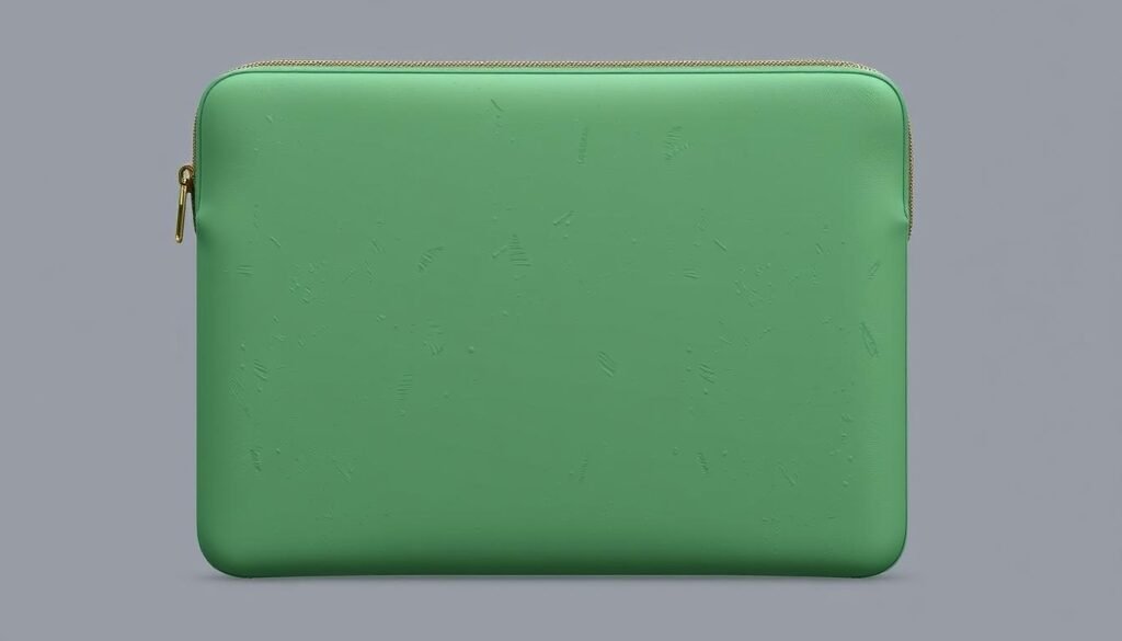 slim leather laptop sleeve