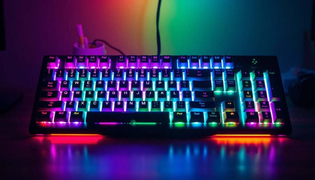 snpurdiri rgb backlit mini keyboard